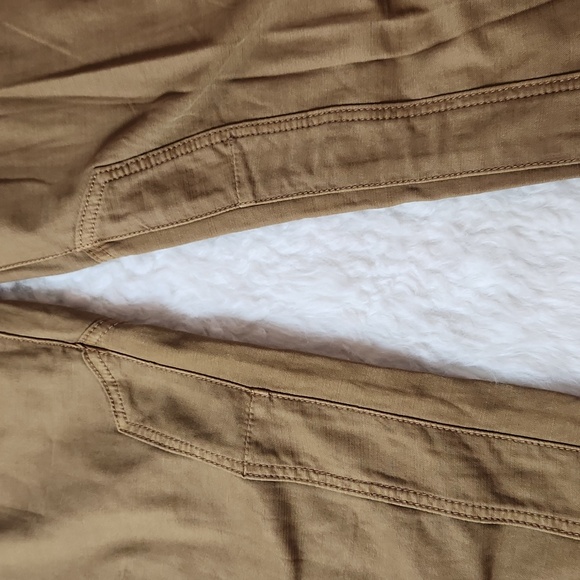 New Anthropologie Pilcro The Wanderer  Low Rise Pants Sz 25 Khaki/Sand - Picture 9 of 16